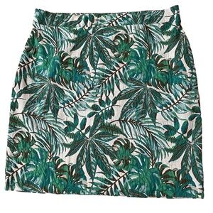 LEOTA Jadyn Green Textured Knit Pencil Skirt- XL